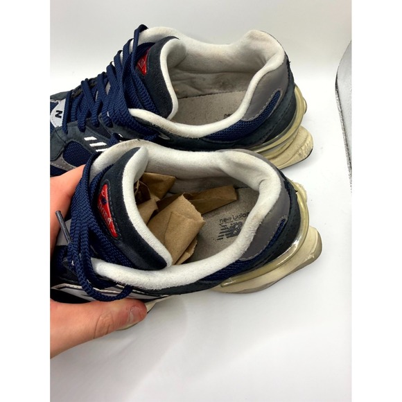 New Balance 9060 U9060ECB Mens 10‎ Shoes Outerspace Silver Navy Suede Sneaker main image 6